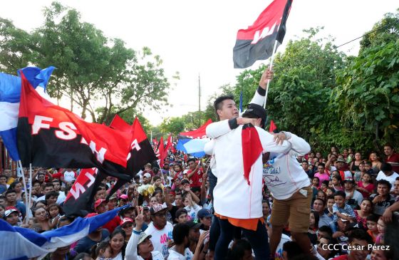 Así se conmemoró 40 años del repliegue de Diriamba a San Gregorio