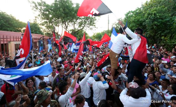 Así se conmemoró 40 años del repliegue de Diriamba a San Gregorio