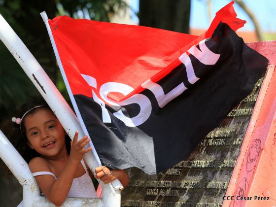 Así se conmemoró 40 años del repliegue de Diriamba a San Gregorio