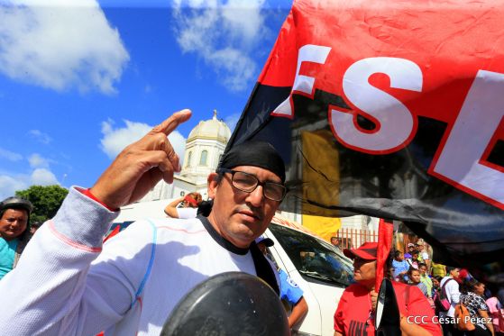 Así se conmemoró 40 años del repliegue de Diriamba a San Gregorio