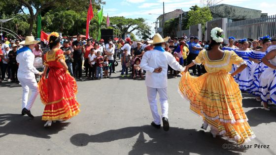 Así se conmemoró 40 años del repliegue de Diriamba a San Gregorio