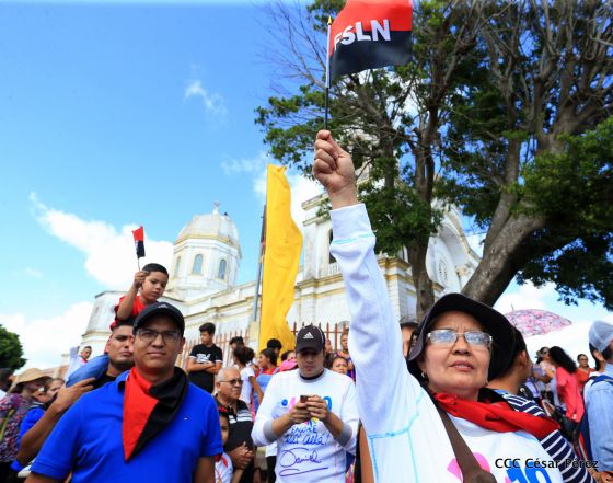 Así se conmemoró 40 años del repliegue de Diriamba a San Gregorio