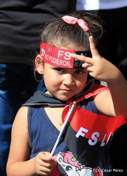 Así se conmemoró 40 años del repliegue de Diriamba a San Gregorio