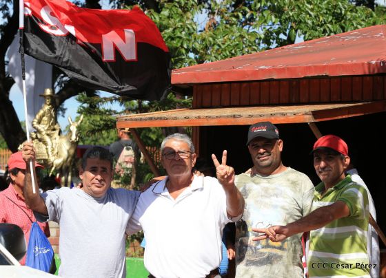 Así se conmemoró 40 años del repliegue de Diriamba a San Gregorio