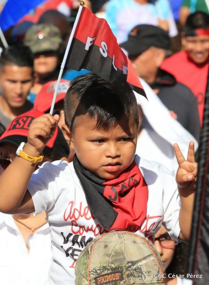 Así se conmemoró 40 años del repliegue de Diriamba a San Gregorio