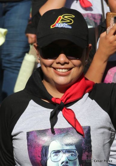 Así se conmemoró 40 años del repliegue de Diriamba a San Gregorio