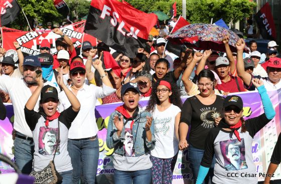 Así se conmemoró 40 años del repliegue de Diriamba a San Gregorio