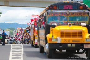 Caravanas de la victoria entran a Managua 