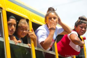 Caravanas de la victoria entran a Managua 