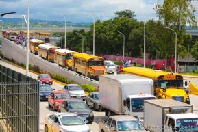 Caravanas de la victoria entran a Managua 