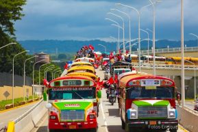 Caravanas de la victoria entran a Managua 