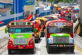 Caravanas de la victoria entran a Managua 