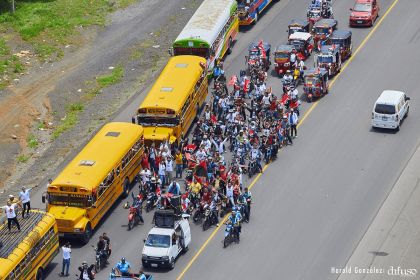 Caravanas de la victoria entran a Managua 