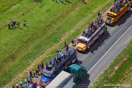 Caravanas de la victoria entran a Managua 
