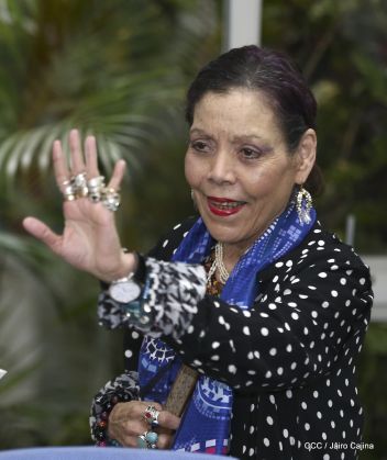 Encuentro del presidente Daniel Ortega y la compañera Rosario Murillo con el canciller de Irán