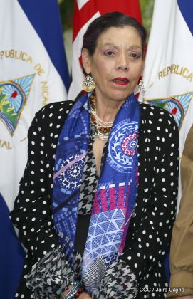 Encuentro del presidente Daniel Ortega y la compañera Rosario Murillo con el canciller de Irán