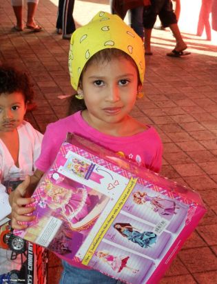 Familias participan en último día del novenario al Niño Dios