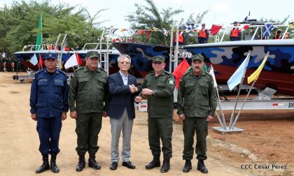 Cinco lanchas rápidas del Pueblo y Gobierno de China Taiwán a la Fuerza Naval del Ejército de Nicaragua