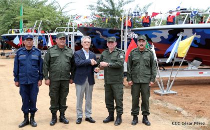 Cinco lanchas rápidas del Pueblo y Gobierno de China Taiwán a la Fuerza Naval del Ejército de Nicaragua