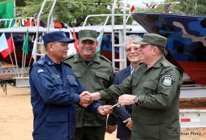 Cinco lanchas rápidas del Pueblo y Gobierno de China Taiwán a la Fuerza Naval del Ejército de Nicaragua