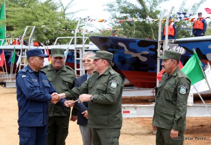 Cinco lanchas rápidas del Pueblo y Gobierno de China Taiwán a la Fuerza Naval del Ejército de Nicaragua