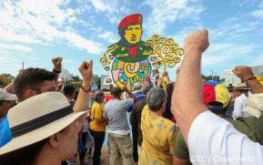 Celebran el 65 natalicio del comandante Hugo Chávez