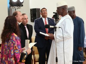 Entrega de cartas credenciales de siete nuevos Embajadores