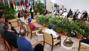 Entrega de cartas credenciales de siete nuevos Embajadores