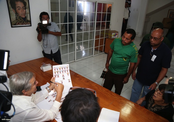 Elecciones Venezolanas 2013 en Nicaragua