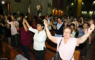 Misa del Gallo en Catedral de Managua