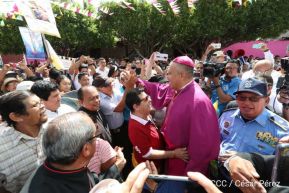 Monseñor René Sándigo asume como nuevo obispo de León y Chinandega