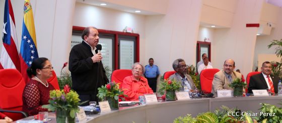 Presidente Daniel con diputados del Parlamento Centroamericano