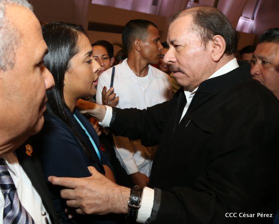 Presidente Daniel con diputados del Parlamento Centroamericano