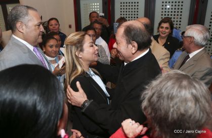 Presidente Daniel con diputados del Parlamento Centroamericano