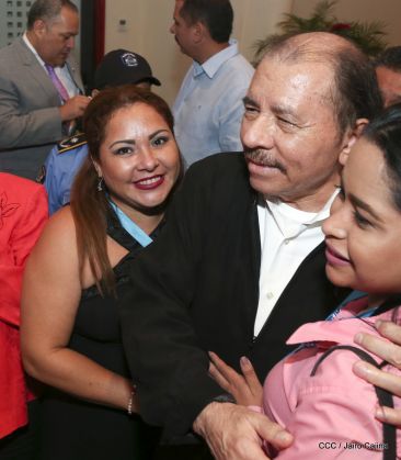 Presidente Daniel con diputados del Parlamento Centroamericano