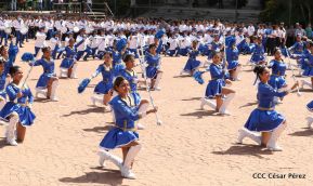 Exhibición de fantasía militar en homenaje al 40 aniversario del Ejército de Nicaragua