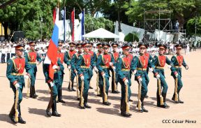 Exhibición de fantasía militar en homenaje al 40 aniversario del Ejército de Nicaragua