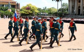Exhibición de fantasía militar en homenaje al 40 aniversario del Ejército de Nicaragua