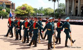 Exhibición de fantasía militar en homenaje al 40 aniversario del Ejército de Nicaragua