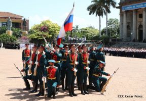 Exhibición de fantasía militar en homenaje al 40 aniversario del Ejército de Nicaragua