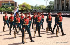Exhibición de fantasía militar en homenaje al 40 aniversario del Ejército de Nicaragua