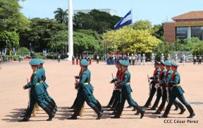 Exhibición de fantasía militar en homenaje al 40 aniversario del Ejército de Nicaragua