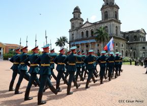 Exhibición de fantasía militar en homenaje al 40 aniversario del Ejército de Nicaragua