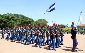 Exhibición de fantasía militar en homenaje al 40 aniversario del Ejército de Nicaragua