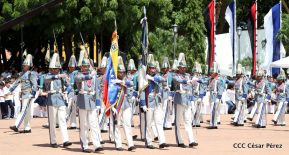 Exhibición de fantasía militar en homenaje al 40 aniversario del Ejército de Nicaragua