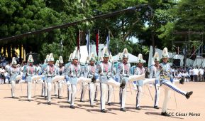 Exhibición de fantasía militar en homenaje al 40 aniversario del Ejército de Nicaragua
