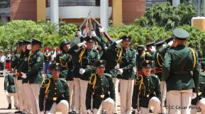 Exhibición de fantasía militar en homenaje al 40 aniversario del Ejército de Nicaragua