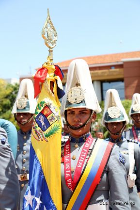 Exhibición de fantasía militar en homenaje al 40 aniversario del Ejército de Nicaragua