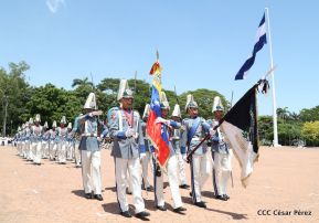 Exhibición de fantasía militar en homenaje al 40 aniversario del Ejército de Nicaragua