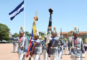 Exhibición de fantasía militar en homenaje al 40 aniversario del Ejército de Nicaragua